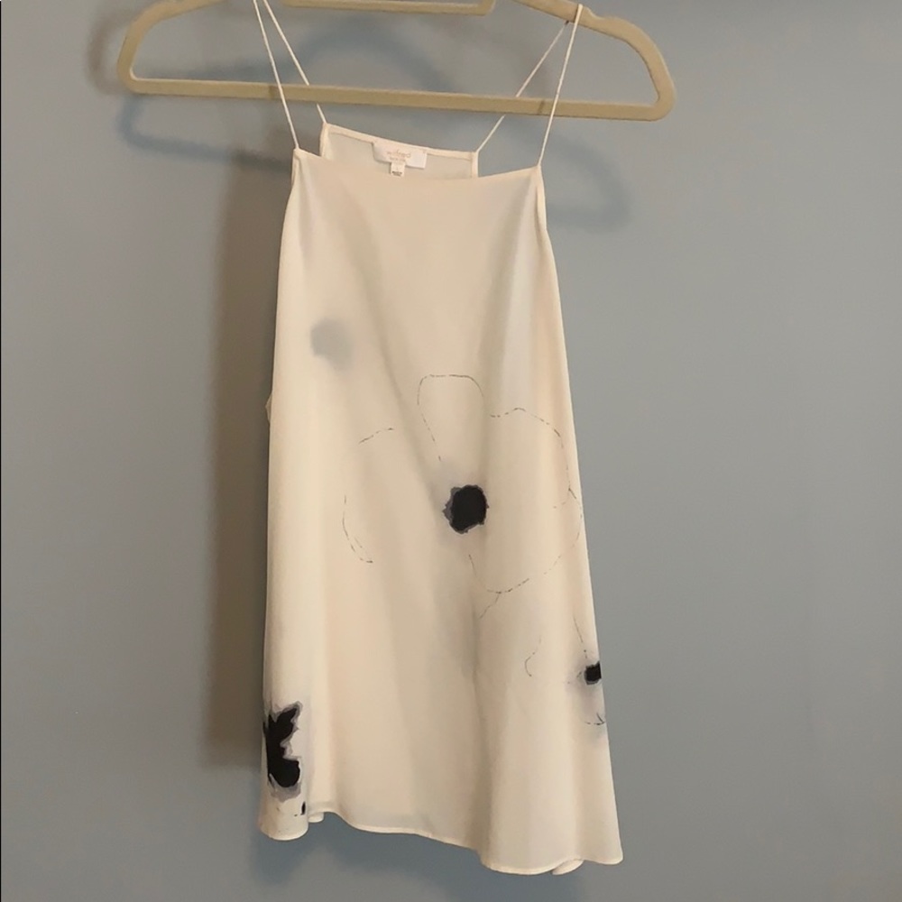 Aritzia Wilfred Silk Abstract Tank